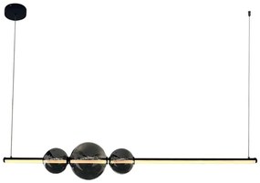 Lampadario LED a sospensione con filo KUGEL LED/30W/230V nero