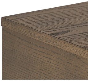 Comodino colore naturale scuro con effetto rovere Monfort – Actona