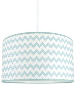 Lampadario a sospensione con filo ZYGZAK VERDE 1xE27/60W/230V