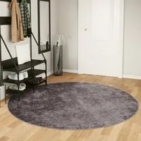 Tappeto Lavabile Grigio 200 cm Antiscivolo 136634