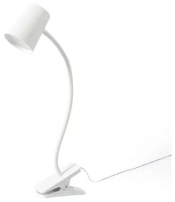 Ailina LED Lampada con Morsetto White - Lindby