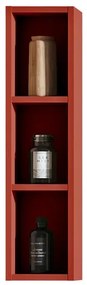Pensile bagno Opera laccato opaco paprika P 17 x L 20 x H 80 cm