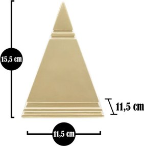 Piramide Gold Cm 11,5X11,5X15,5