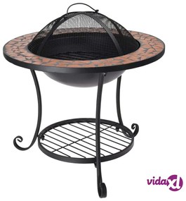 ProGarden Braciere con Mosaico 58x44 cm