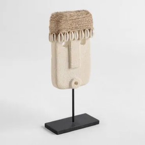 Statua in pietra arenaria Gita Beige Crema - Sklum