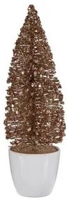 Albero di Natale Piccolo Dorato Bronce Plastica 9 x 28 x 9 cm