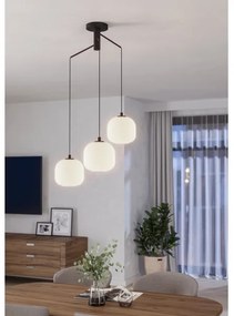 Eglo 99368 - Lampadario a sospensione con filo MANTUNALLE 3xE27/40W/230V