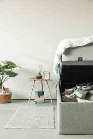 Kave Home - Base letto con contenitore Matters nera per materasso da 150 x 190 cm