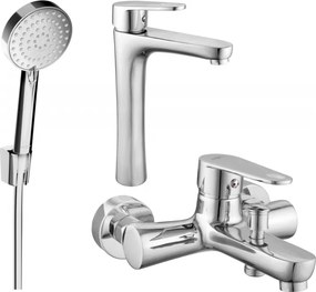 Mexen Kama R75 set da bagno, cromato - 72513R75-00