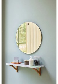 Mensola grigio chiaro in rovere 60 cm Arki - Hübsch