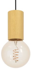 Eglo 900801 - Lampadario a sospensione con filo POZUETA 1xE27/40W/230V marrone