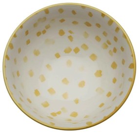 Ciotola Versa Giallo Ceramica Porcellana 15,5 x 7 x 15,5 cm