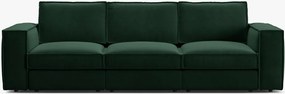 Divano Pola 4 posti in velluto – 284x103x88 cm