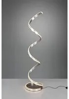 Lampada Da Terra Moderna Yara Spirale Nichel Led Dimmer Trio Lighting