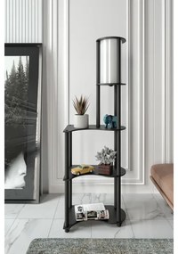 Lampada da terra con mensole NOTO 1xE27/40W/230V nero