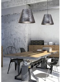 Lampadario a sospensione con filo PLATINO 1xE27/60W/230V