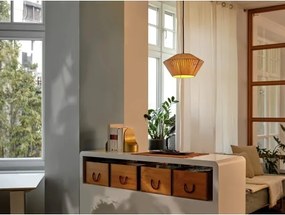 Osram - Lampada a sospensione DECOR STRIPES 1xE27/10W/230V Ø 30,5 cm beige