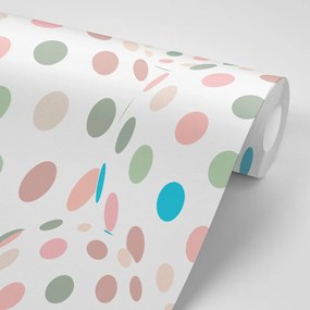 Carta da parati – Illusione di sfere colorate
