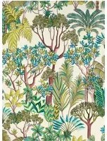 Manuel Canovas Carta da parati Morny - Turquoise
