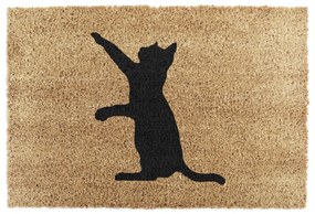 Stuoia di cocco 40x60 cm Cat - Artsy Doormats