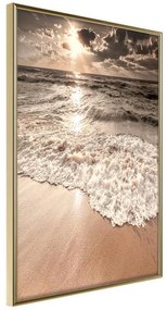 Poster  Beach of Memories  Cornice Quadri Cornice d'oro, Larghezza x Altezza Home decor 20x30