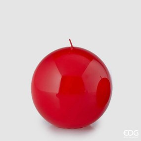 EDG - Enzo De Gasperi candela sfera d. 10 laccata rossa