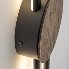 Brilagi - Lampada da parete LED WOODY COLLINE 15W 230V 80 cm rovere/noce