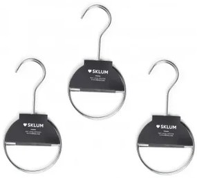 Set di 6 grucce Metalliche per Accessori Gärde Acciaio - Sklum