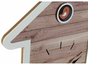 Orologio da Parete DKD Home Decor Bianco Casa Legno MDF (32 x 4.5 x 56 cm) (2 pcs)