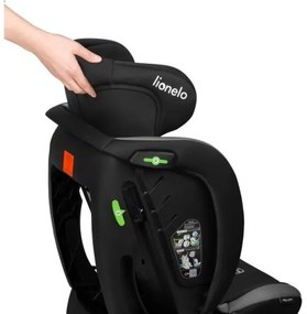 Lionelo - Seggiolino auto AART i-Dimensioni 40-150 cm nero/grigio