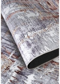 Tappeto grigio 160x230 cm Malard Copper Gold - Elle Decoration