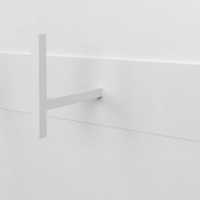 Attaccapanni da parete bianco in metallo 64 cm Chapman – Spinder Design