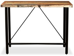 Set da bar 5 pz in legno massello di recupero