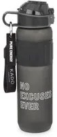 Borraccia scritta motivazionale 1 L nero Hydrea