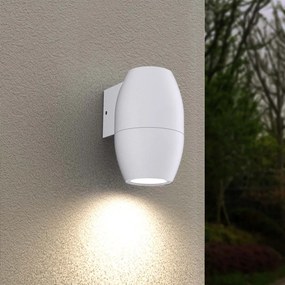Applique Ovale Monodirezionale IP65 GU10 per esterni - Bianca Colore del corpo Bianco