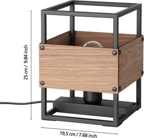 Eglo 43807 - Lampada da tavolo EVESHAM 1xE27/40W/230V