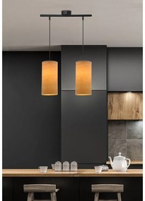 Lampada a sospensione marrone chiaro ø 12 cm Ballo - Candellux Lighting