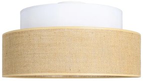 Plafoniera BOHO 1xE27/60W/230V diametro 40 cm bianco/beige