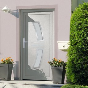 Porta Ingresso Bianca 108x208 Cm İn Pvc /