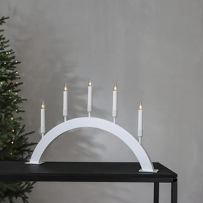 Decorazione luminosa bianca natalizia Vind - Star Trading