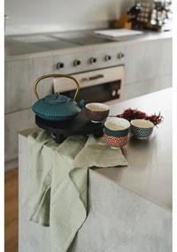 Teiera in ghisa blu 1,1 l Linhai - Bredemeijer