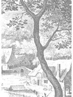 KEK Amsterdam Carta da parati panoramica Engraved Landscapes 7 - BW - 1.948m Breite