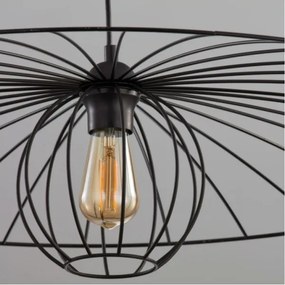 Lampadario a sospensione con filo BARBELLA 1xE27/60W/230V diametro 80 cm