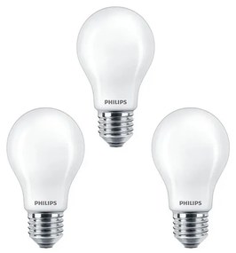 3-pack Lampadina LED 8,5W Vetro (1055lm) E27 - Philips