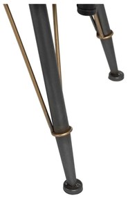 Vetrina in metallo nero 58x150 cm Brick - Ixia