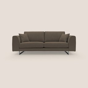 Armony Divano moderno con slitte in acciaio e tessuto impermeabile T02