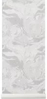 Ferm Living Carta da parati Marbling - Beige