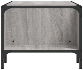 Tavolino salotto ripiano grigio sonoma 100x51x40cm multistrato