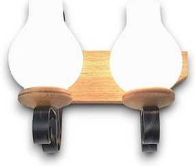 Brilagi - Applique QUEEN 2xE14/40W/230V faggio