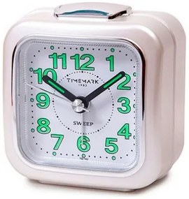 Orologio-Sveglia Analogico Timemark Bianco (7.5 x 8 x 4.5 cm)